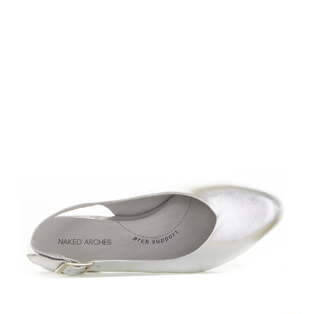 NAKED ARCHES ZODIAC SILVER - Women Sandals - Collective Shoes 