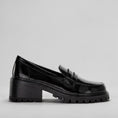 Load image into Gallery viewer, LE SANSA ZOEY BLACK PATENT - Women Loafers - Collective Shoes 
