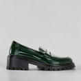 Load image into Gallery viewer, LE SANSA ZOEY BOTTLE GREEN/PATENT - Women Loafers - Collective Shoes 
