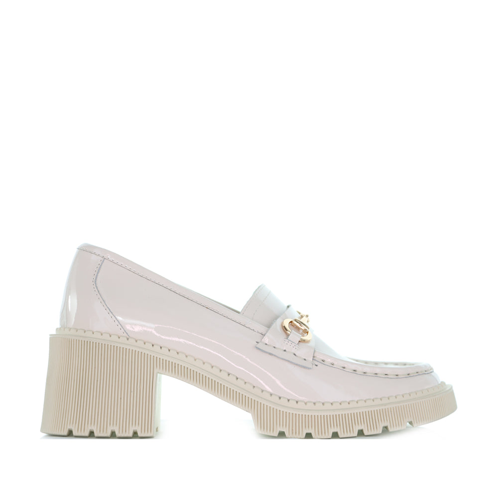 DJANGO & JULIETTE ZOEY IVORY PATENT - Women Loafers - Collective Shoes 