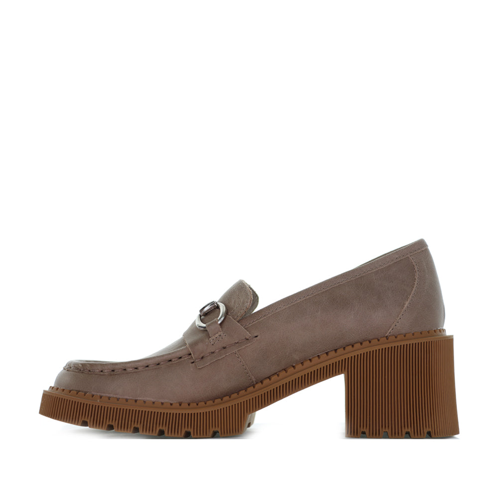 DJANGO & JULIETTE ZOEY MUD LEATHER - Women Loafers - Collective Shoes 