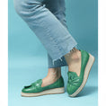 Load image into Gallery viewer, LESANSA ROSIE PINE - Women Slip-ons - Collective Shoes 
