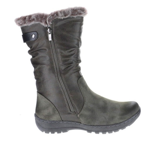 CC RESORTS GOOSE OLIVE - Women Boots - Collective Shoes 