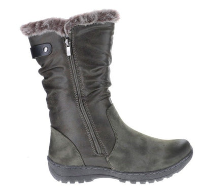 CC RESORTS GOOSE OLIVE - Women Boots - Collective Shoes 