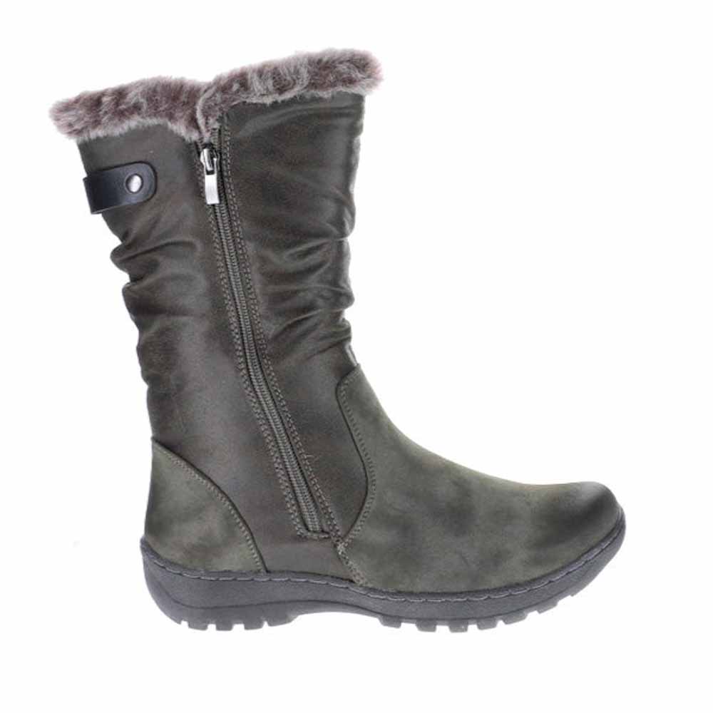 CC RESORTS GOOSE OLIVE - Women Boots - Collective Shoes 