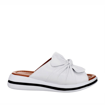 Lesansa Salsa White - Women Flats - Collective Shoes 