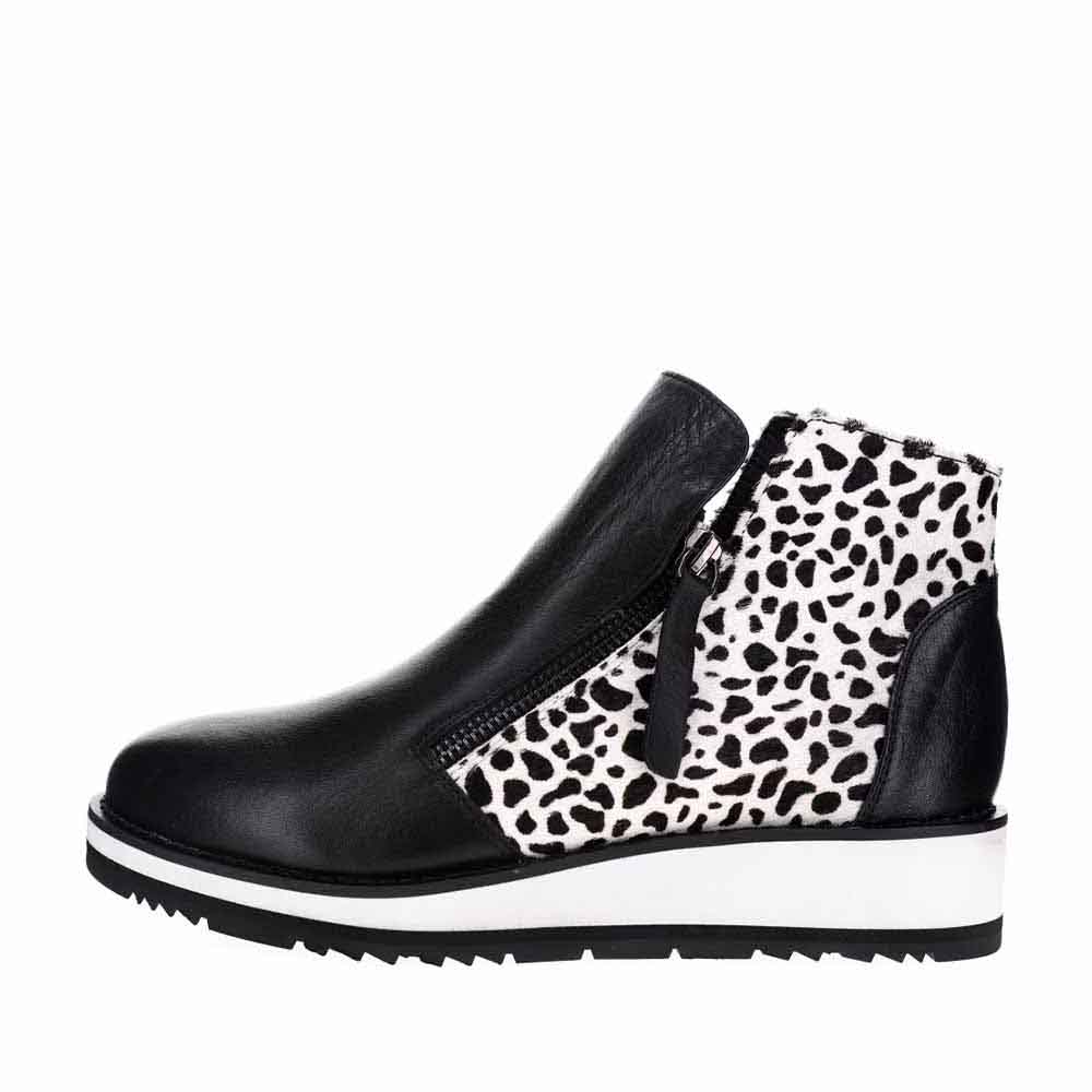 LESANSA STORM BLACK SNOW PONY - Women Boots - Collective Shoes 