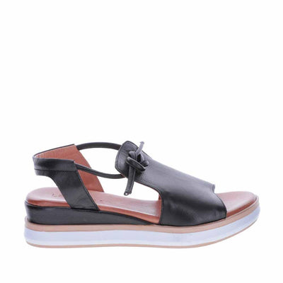 LESANSA HIDE BLACK - Women Sandals - Collective Shoes 