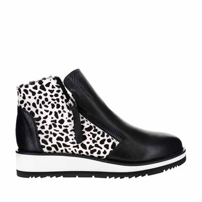 LESANSA STORM BLACK SNOW PONY - Women Boots - Collective Shoes 