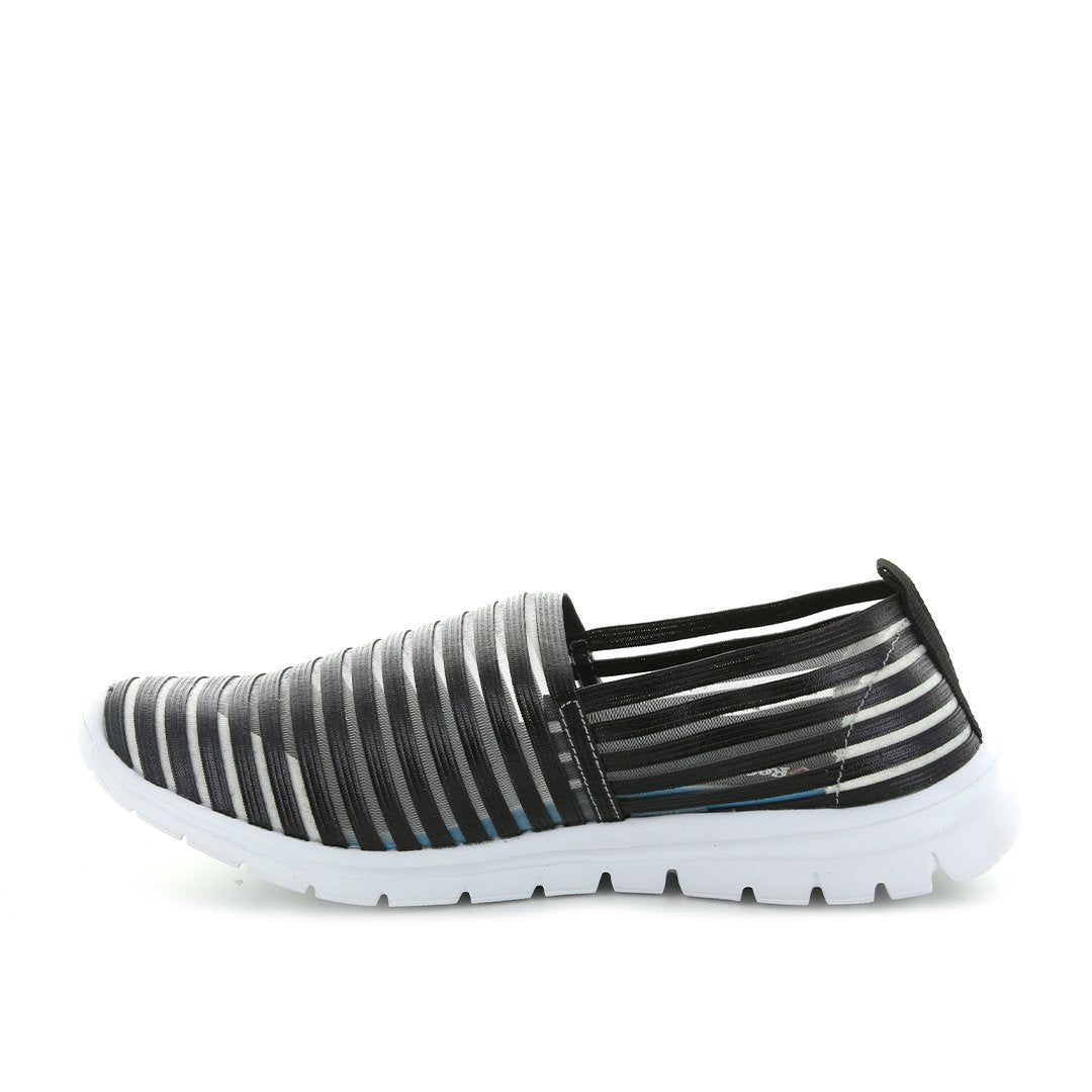 CC RESORTS NILE BLACK METALLIC - Collective Shoes 