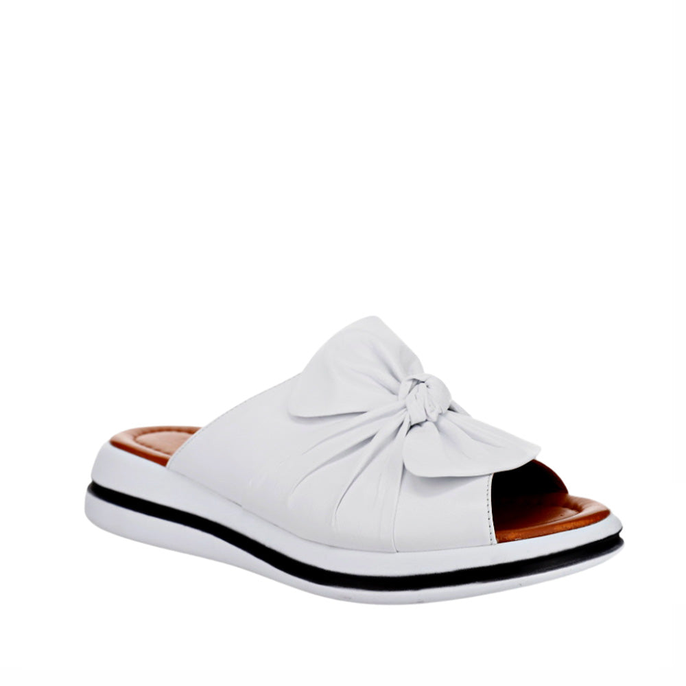 Lesansa Salsa White - Women Flats - Collective Shoes 