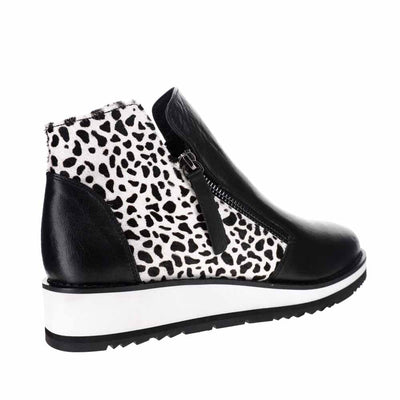 LESANSA STORM BLACK SNOW PONY - Women Boots - Collective Shoes 