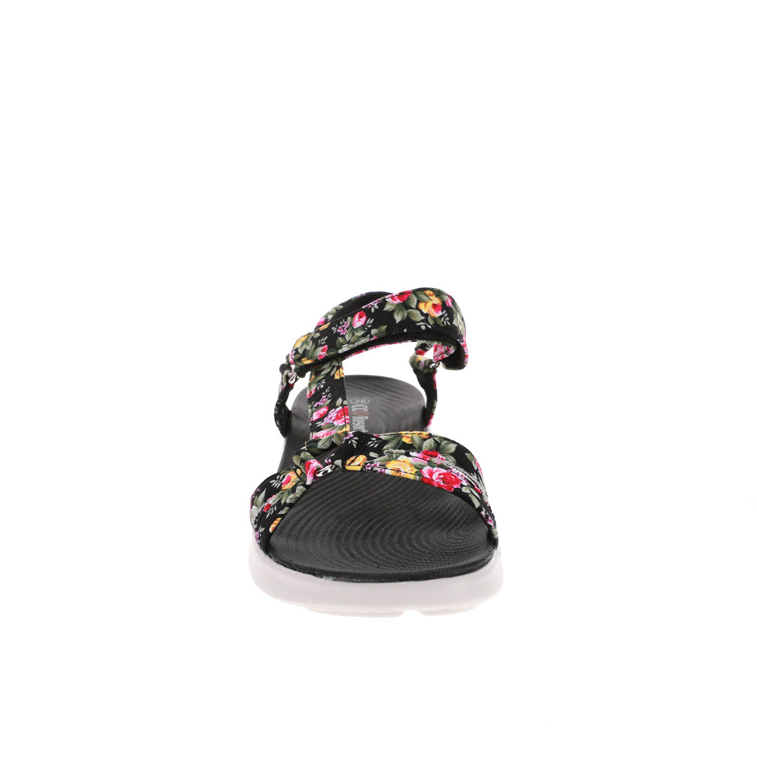 CC RESORTS FLOSS BLACK FLORAL - Women Sandals - Collective Shoes 