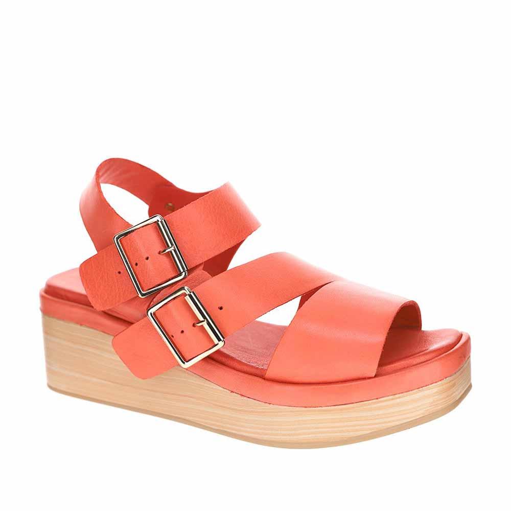 LESANSA TRI ORANGE - Women Sandals - Collective Shoes 