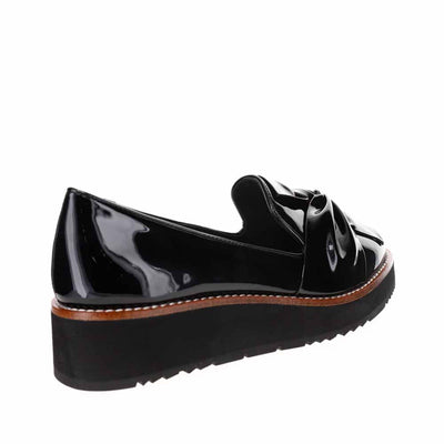 Lesansa Stroller Black Patent - Women Slip On - Collective Shoes 