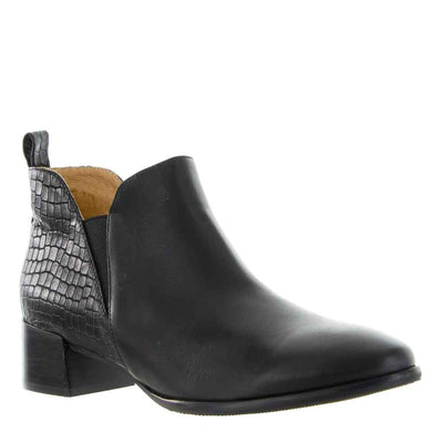 BRESLEY ANEXIA BLACK CROC - Women Boots - Collective Shoes 
