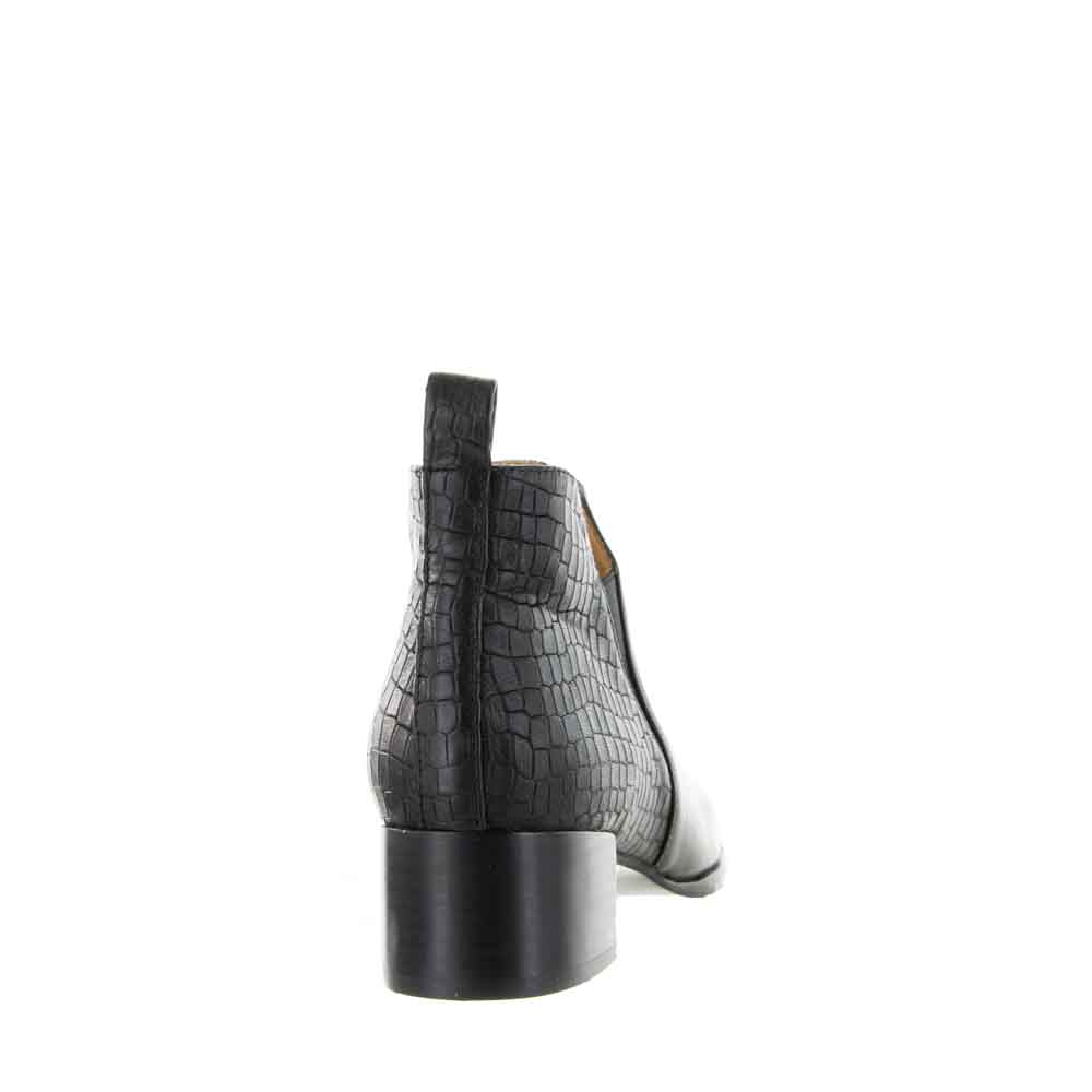 BRESLEY ANEXIA BLACK CROC - Women Boots - Collective Shoes 