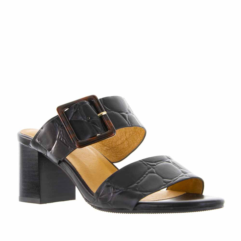 Bresley Asoto Black Cro - Women Heels - Collective Shoes 