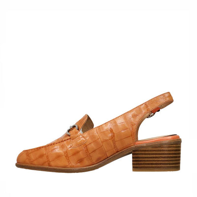 BRESLEY AMBIANCE ORANGE CROC - Women Sandals - Collective Shoes 