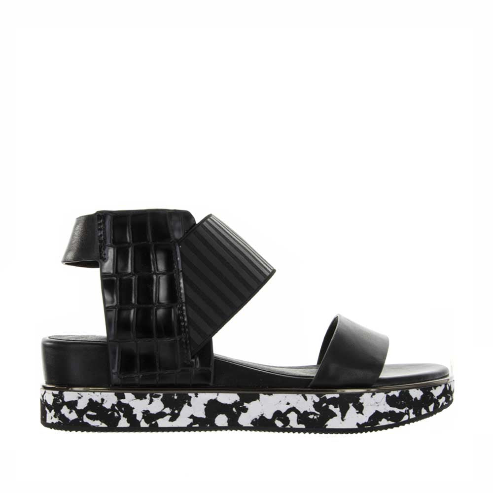 BRESLEY DEFIENCE BLACK MIX - Women Sandals - Collective Shoes 