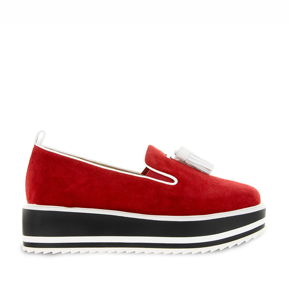 BRESLEY SYBIL RED - Women Slip On - Collective Shoes 