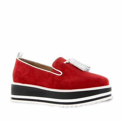 BRESLEY SYBIL RED - Women Slip On - Collective Shoes 