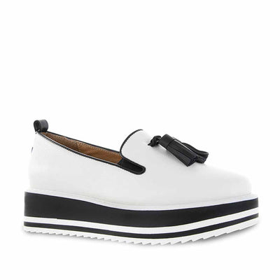 BRESLEY SYBIL WHITE - Women Slip On - Collective Shoes 