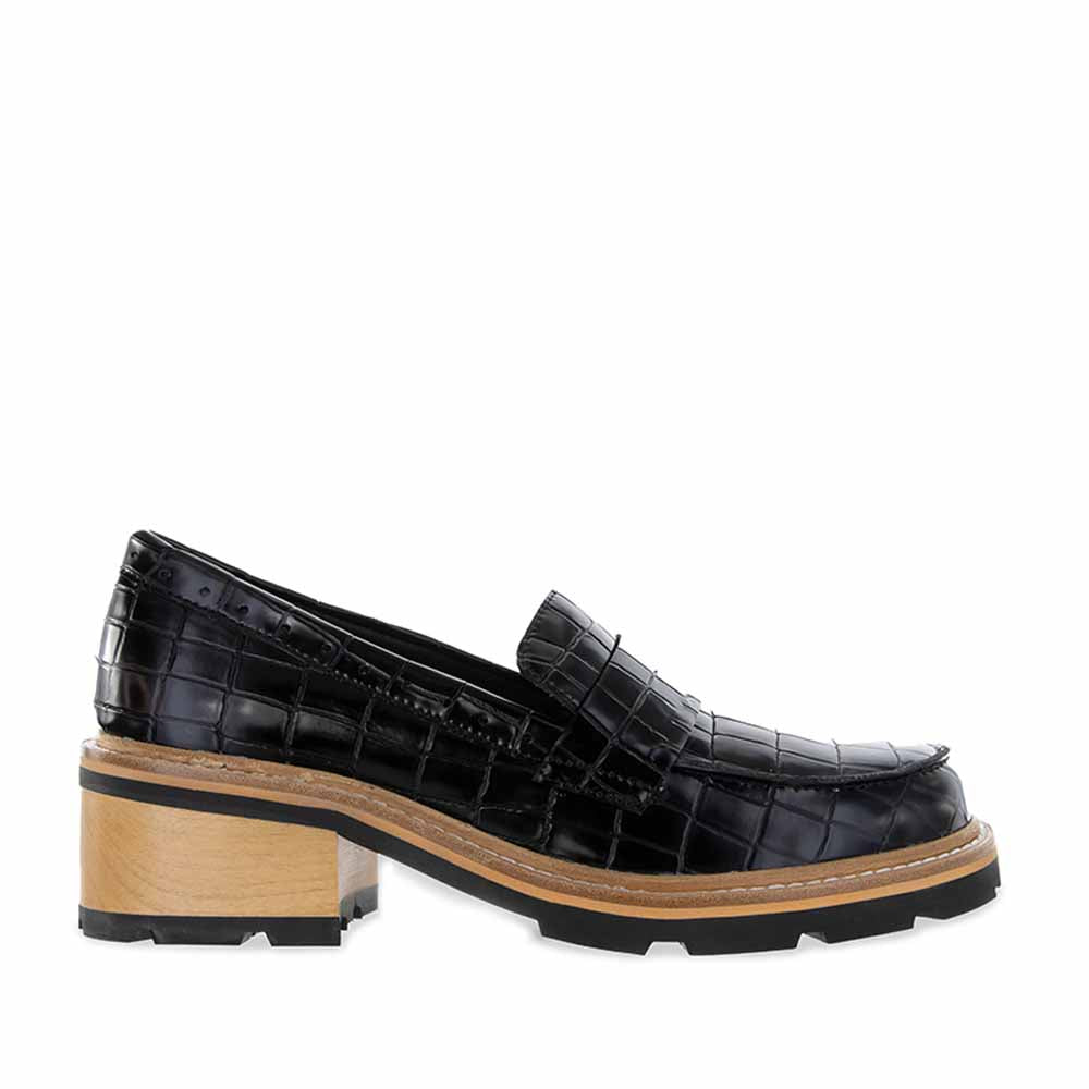 BRESLEY DALGETY BLACK CROC - Women Casuals - Collective Shoes 