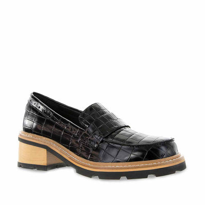 BRESLEY DALGETY BLACK CROC - Women Casuals - Collective Shoes 