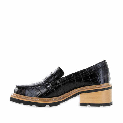 BRESLEY DALGETY BLACK CROC - Women Casuals - Collective Shoes 