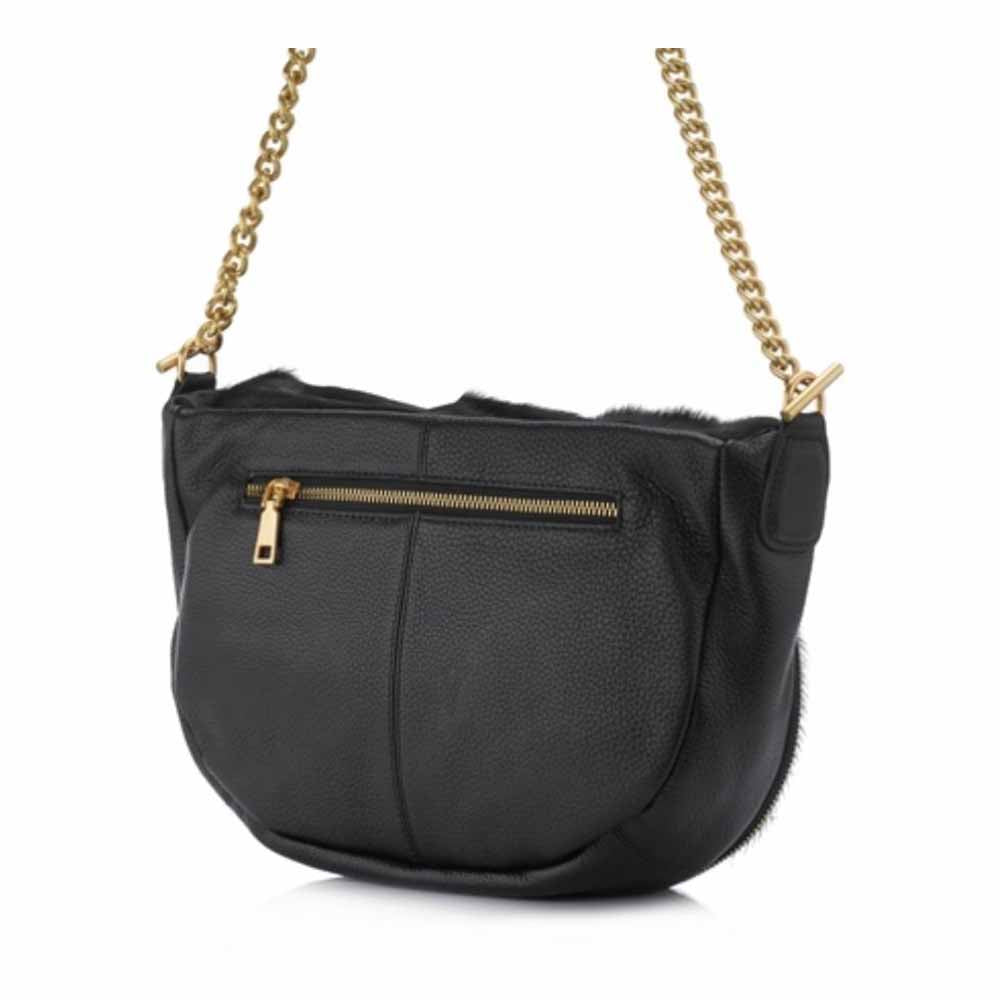 CAMPBELL & CO DEBBIE BLACK/GOLD - Campbell & Co Women Handbags - Collective Shoes 