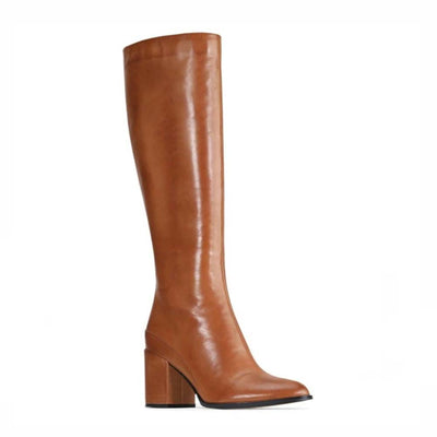 EOS CASHMERE BRANDY - Women High Boots - Collective Shoes 