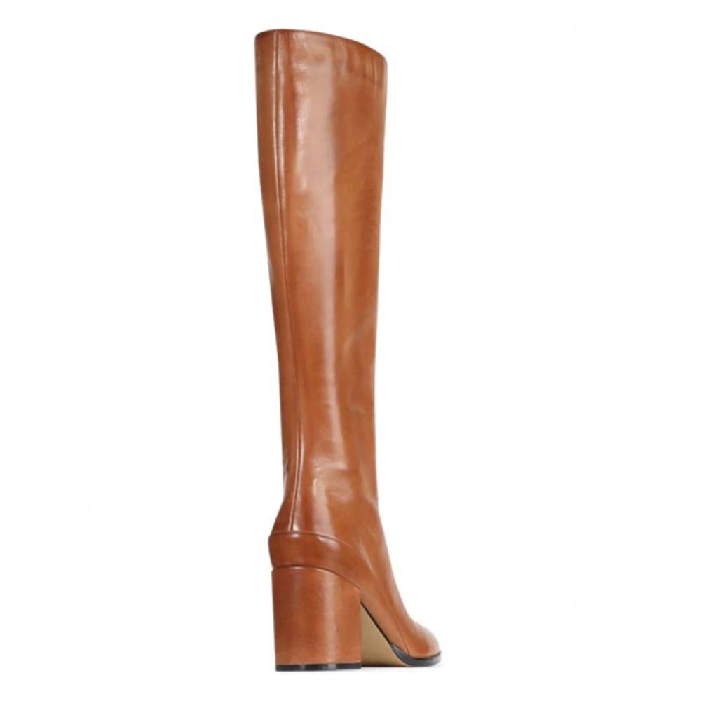 EOS CASHMERE BRANDY - Women High Boots - Collective Shoes 
