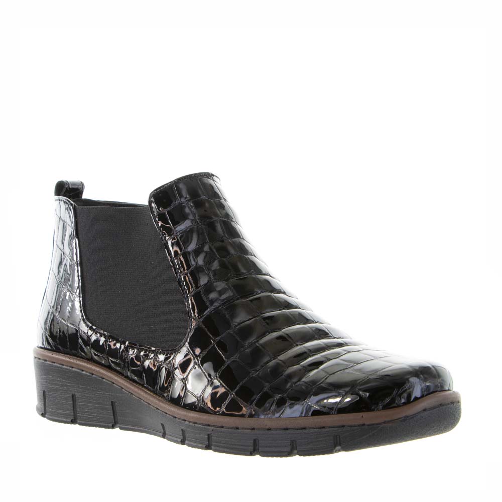 CABELLO CP452-22 BLACK CROC - Women Boots - Collective Shoes 
