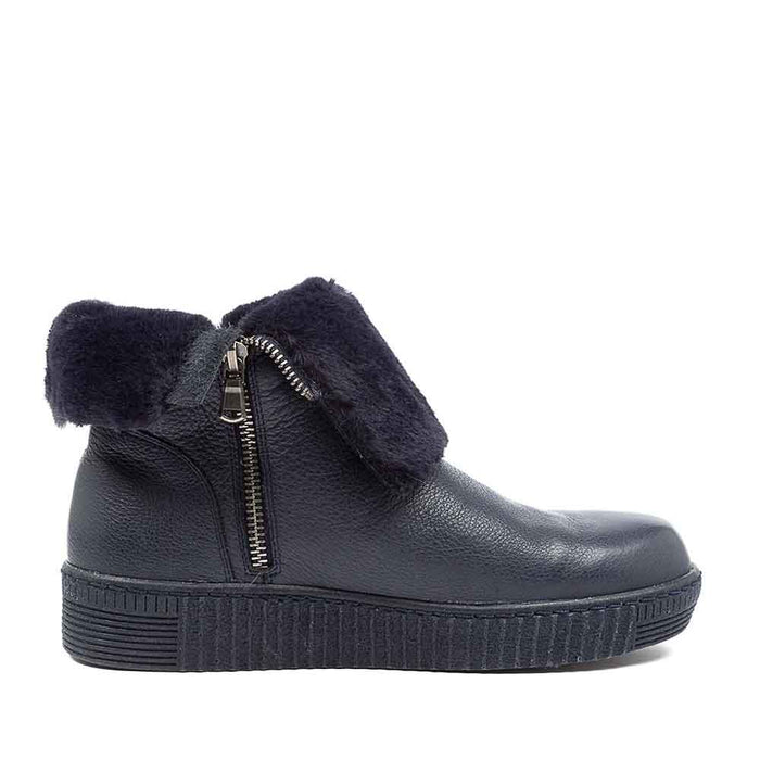 DJANGO & JULIETTE TROY NAVY - Women Boots - Collective Shoes 