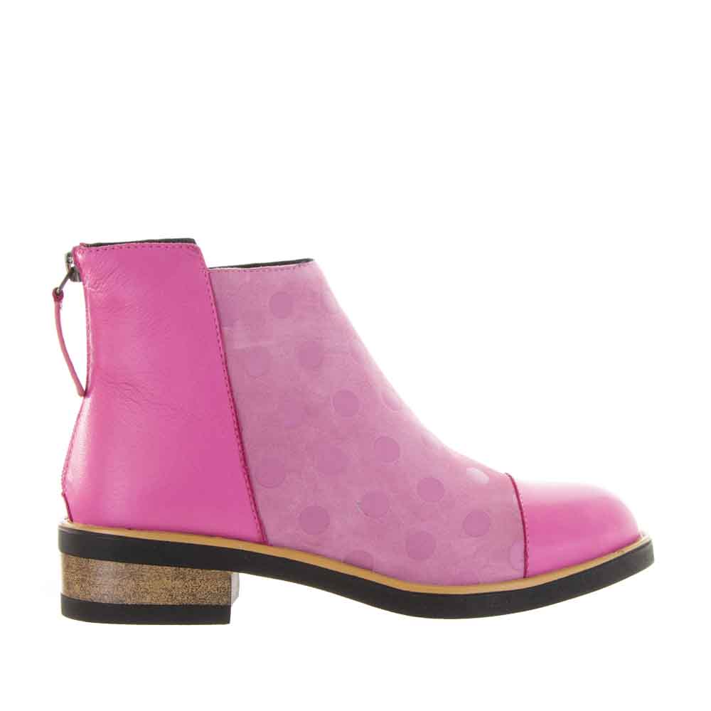 BRESLEY DUCK HOT PINK SPOT - Women Boots - Collective Shoes 