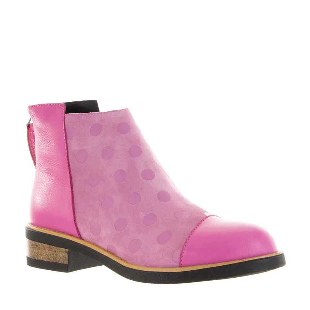 BRESLEY DUCK HOT PINK SPOT - Women Boots - Collective Shoes 