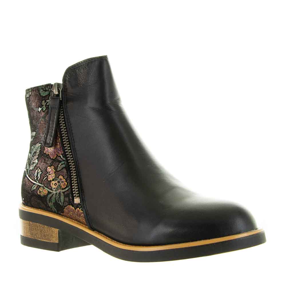 BRESLEY DUNGEON BLACK ROSE - Women Boots - Collective Shoes 