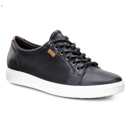 ECCO SOFT 7 BLACK - Women sneakers - Collective Shoes 