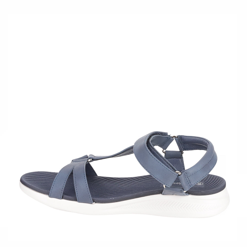 CC RESORTS FLOSS NAVY - Women Sandals - Collective Shoes 