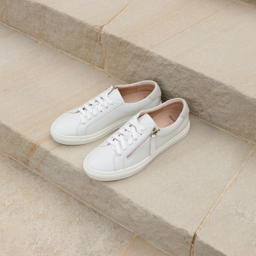 FRANKIE4 BILLIE WHITE TUMBLED - Women sneakers - Collective Shoes 