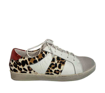 Gelato Grace White/Leopard - Collective Shoes 