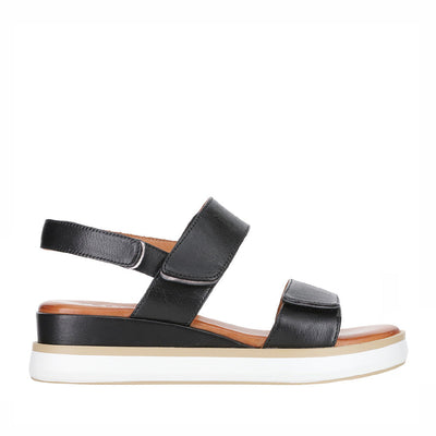 LESANSA HOLLY BLACK - Women Sandals - Collective Shoes 