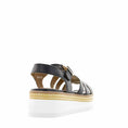 Load image into Gallery viewer, Alfie & Evie Idle Black - Women Sandals - Collective Shoes 
