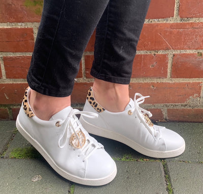 Lavish White/Leopard Z - Collective Shoes 