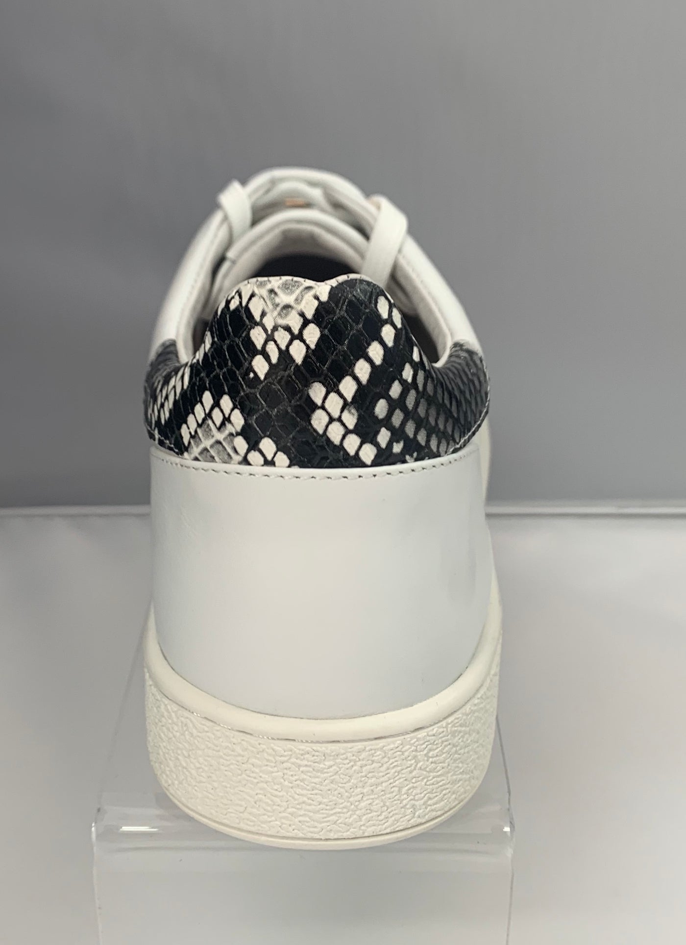 Lavish White Snake Print - Collective Shoes 