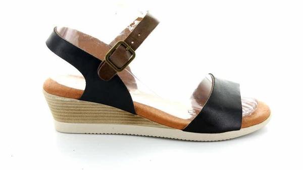 Kendra Black/Tan - Collective Shoes 