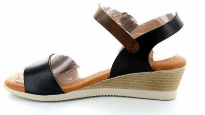 Kendra Black/Tan - Collective Shoes 