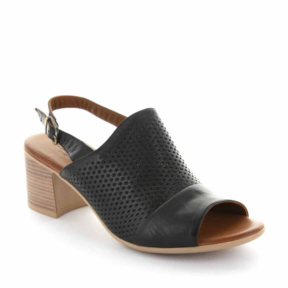 LESANSA LORENZO BLACK - Women Sandals - Collective Shoes 