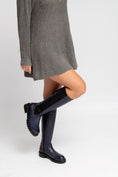 Load image into Gallery viewer, LESANSA RILEY NAVY - Women High Boots - Collective Shoes 
